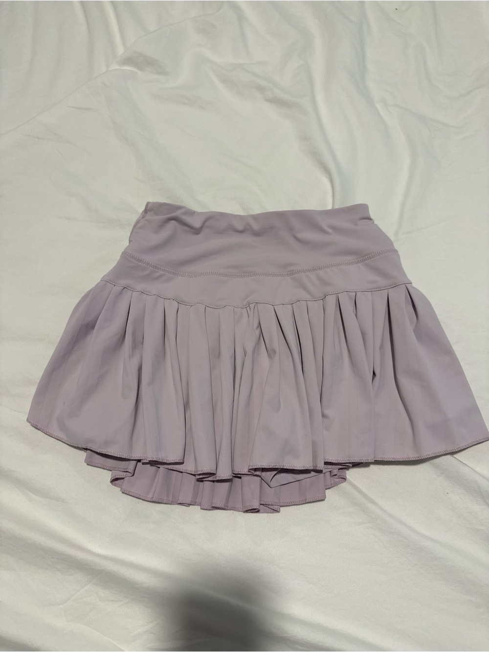 Goldhinge Lavender Pleated Skirt